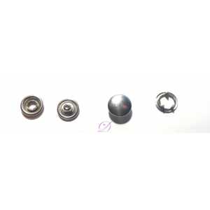 Кнопка рубашечная  (закрытая) 9,5 мм   цв. никель уп.1440шт.NewStar
