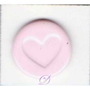 Кнопка рубашечная 9,5мм  (закрытая) "сердечко" цв. 133 розовый  уп.1440шт.NewStar