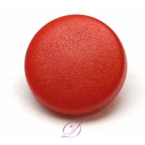 Пластиковая крышка (1 часть кнопки) 15мм цв. красный (уп 720шт)